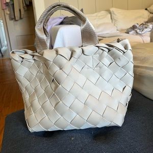 Naghedi tangier mini tote . Crossbody option/like new!! I did use once!